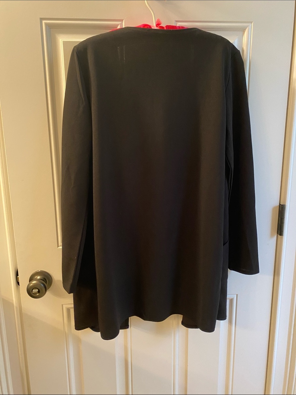 Shein Black Open-Front Women's Dress Jacket - Classic Layer - Picture 5 of 6
